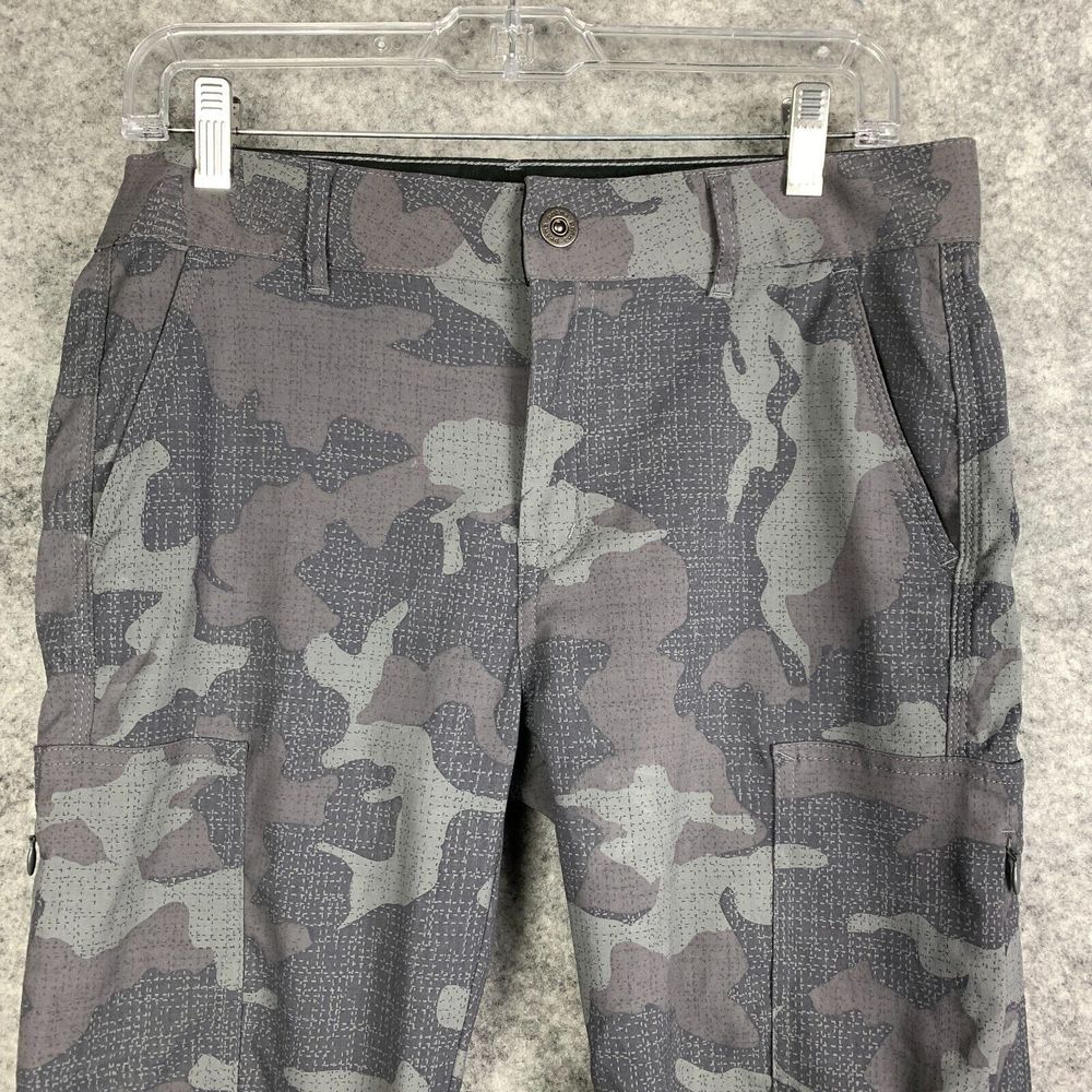 Prana Women's Gray Camo Jogger Pants - Picture 2 of 12